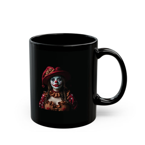 Clown Girl- Black Coffee Mug (11oz, 15oz)