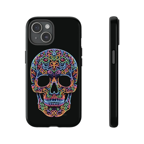 Neon Skull LSD - Dual-Layered Phone Case