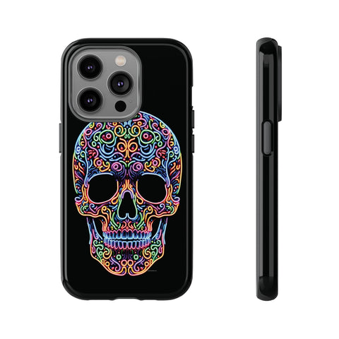 Neon Skull LSD - Dual-Layered Phone Case