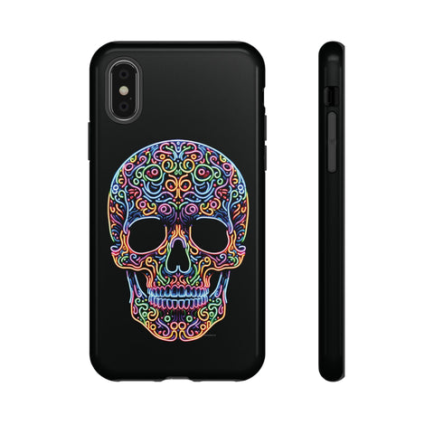 Neon Skull LSD - Dual-Layered Phone Case