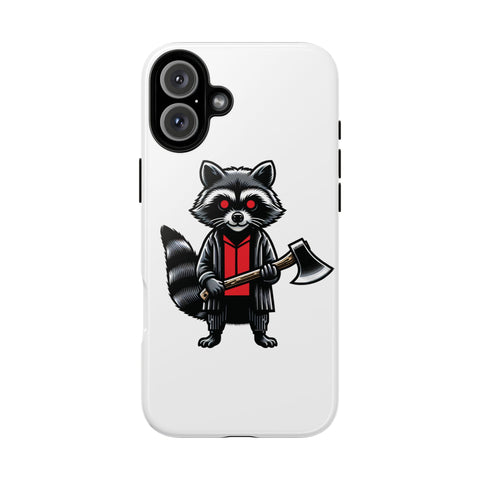 Axe Raccoon - Dual-Layered Phone Case