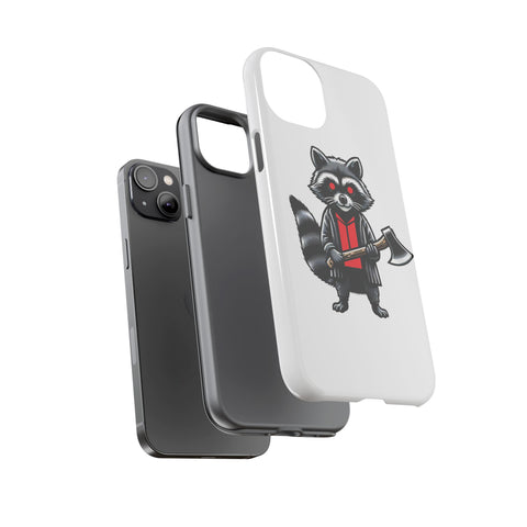 Axe Raccoon - Dual-Layered Phone Case