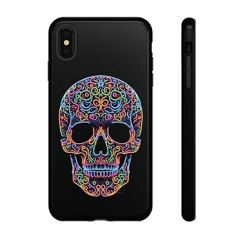 Neon Skull LSD - Dual-Layered Phone Case