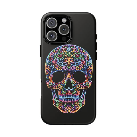 Neon Skull LSD - Dual-Layered Phone Case