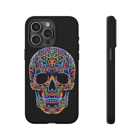 Neon Skull LSD - Dual-Layered Phone Case