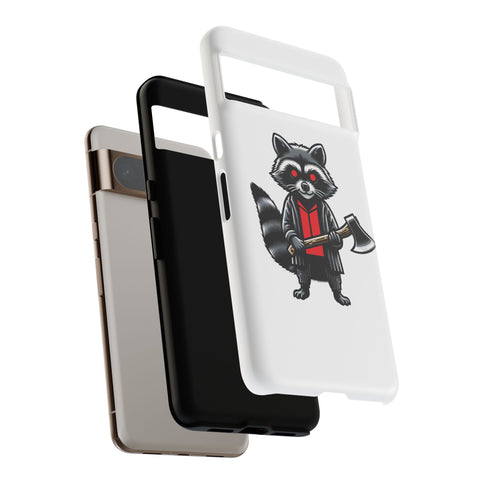 Axe Raccoon - Dual-Layered Phone Case