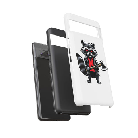 Axe Raccoon - Dual-Layered Phone Case