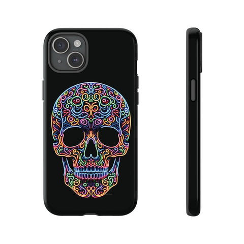 Neon Skull LSD - Dual-Layered Phone Case