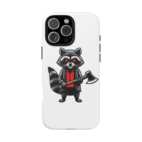 Axe Raccoon - Dual-Layered Phone Case