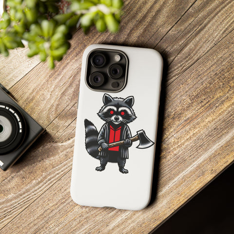 Axe Raccoon - Dual-Layered Phone Case