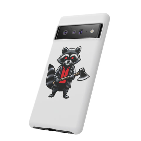 Axe Raccoon - Dual-Layered Phone Case